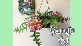 COMO FAZER O CACTO-SIANINHA COM GARRAFA PET