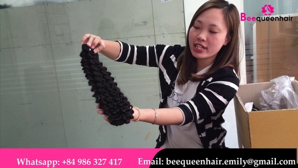 VIRGIN HAIR EXTENSIONS DEEP CURLY VIETNAM