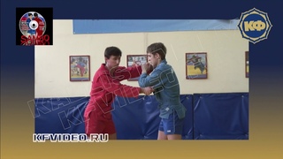 Техника борьбы самбо. Обратный бросок через спину2.