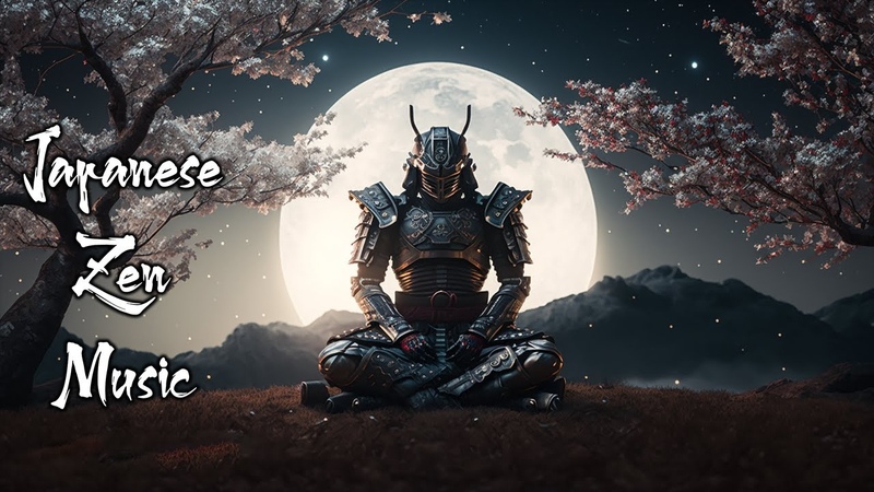 Zen in the Cherry Blossom Garden Japanese Zen Music Japanese Flute Music For