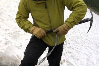 Climbing Tools: Snow walking with a ice axe