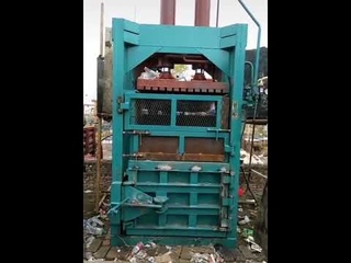 pet plastic bottle baler 10T 30T Double cylinder vertical baler for sale