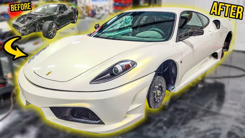 Rebuilding A Wrecked 300, 000 Ferrari 430 Scuderia, Part