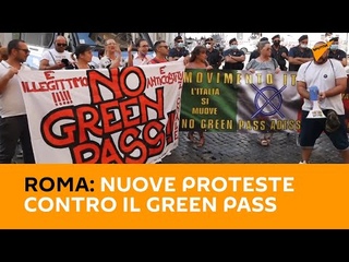 #Roma: nuove proteste contro il #GreenPass
