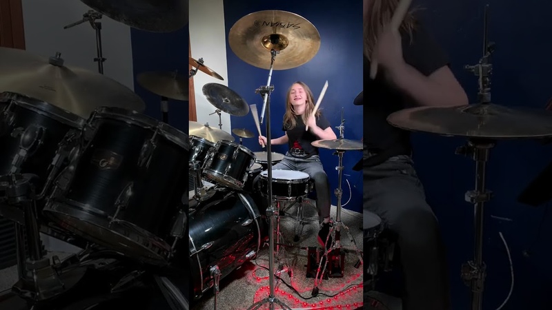 Guns N Roses Sweet Child O Mine ( Drum Cover, Drummer Cam) Played by Teen Drummer ,