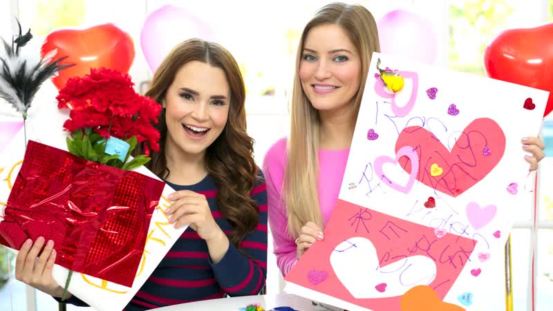 Valentines Card DIY Blindfold Challenge with