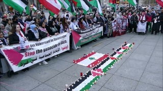 Erinnerung am  der Palstinenser in Berlin