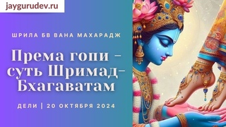 Према гопи - суть Шримад-Бхагаватам | Дели,  (вечер) | Шрила БВ Вана Махарадж