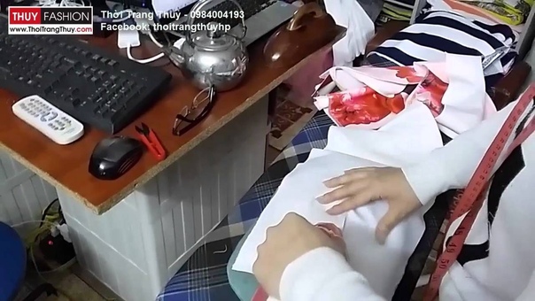 Cách may chân váy bút chì tại Thời Trang Thuỷ phần 1 Sewing Pencil