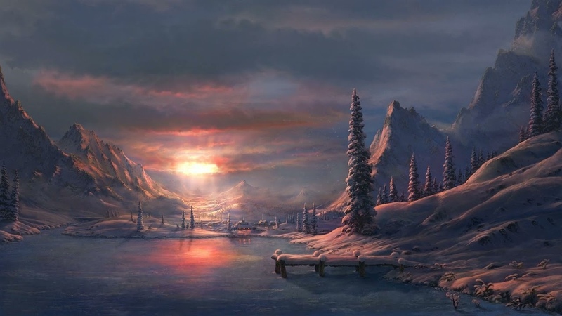 Winter Sunset Live Wallpaper for Wallpaper