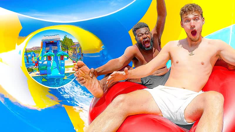I Turned My Backyard Into a WATER PARK For 24