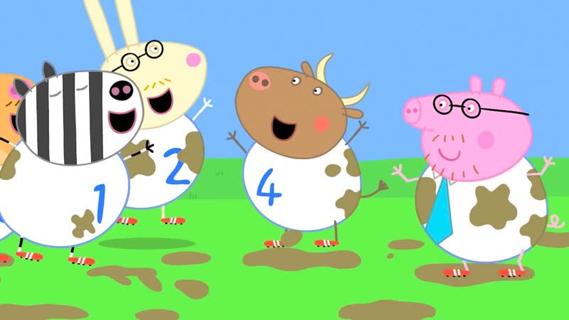 Daddy Pig Plays A Muddy Game Of Football Peppa Pig Official Channel 4 K Family Kids