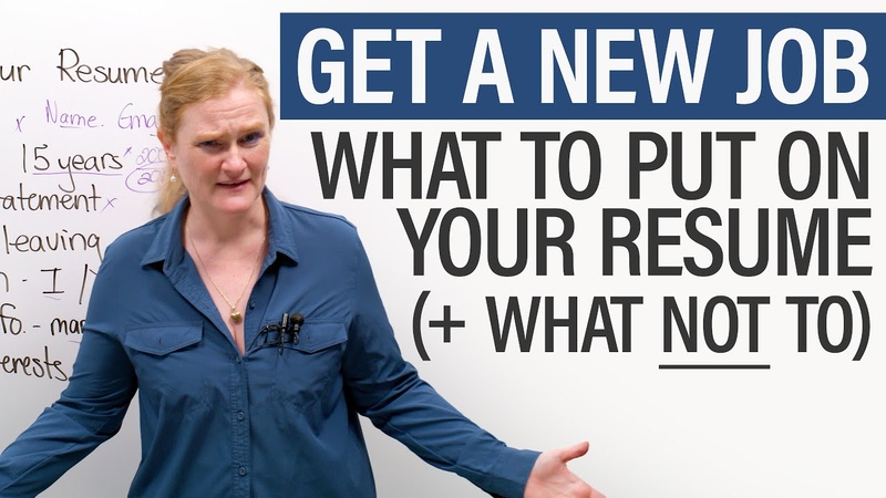 Update your resume and get a