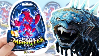 ЯЙЦА МОНСТРОВ в сюрпризах MEGA MONSTER EGGS от СБАБАМ 2024! Новая коллекция ИГРУШКИ-МОНСТРЫ