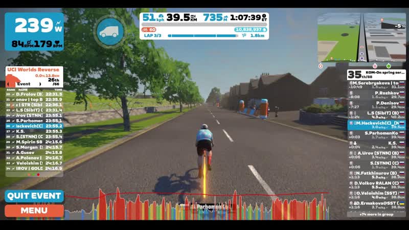 KOM On spring series Stage