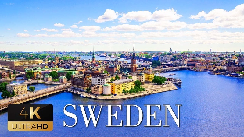 SWEDEN 4 K, Relaxing Music With Wonderful Nature Videos For