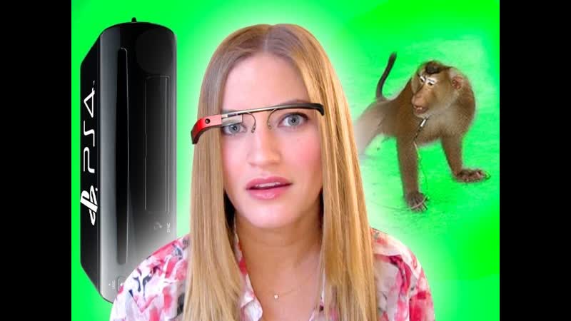 PS4, GOOGLE GLASS AND A MONKEY DOING PUSH UPS ,ijlikes, i