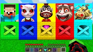 ВЫБЕРИ ЗАКРЫТЫЙ КРУГЛЫЙ ТОННЕЛЬ ПОВАР ОБЕЗЬЯНА ГОВОРЯЩАЯ АНЖЕЛЛА ТОМ УЖАСНАЯ УТКА НУБИК В МАЙНКРАФТ