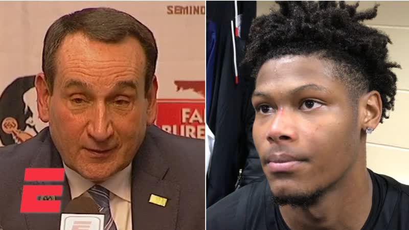 Cam Reddish, Coach K, RJ Barrett on Duke s game winner, College