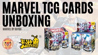 Распаковка лицензионных карточек MARVEL | Unboxing Marvel TCG cards | Marvel Hero Battle by Kayou