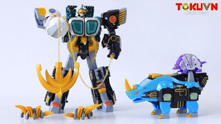 TMT1390 SMP Shokugan Modeling Project Gao Muscle - Gao Rhinos & Gao Madillo Set!