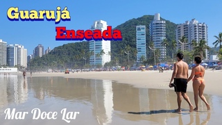 Guarujá - Sabadão de sol e calor nas praias e olha como estava