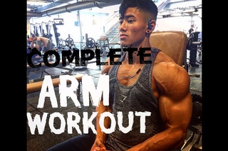 COMPLETE ARM WORKOUT W/ Steven Cao | 51 Days out Nationals | Men