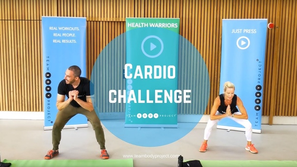 45 minute fat burning, fun home cardio workout (with