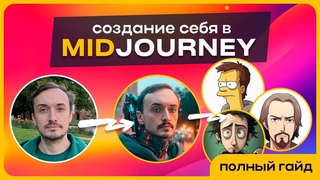 Реалистичный аватар. Создание персонажа в любых стилях в Midjourney! Полный гайд