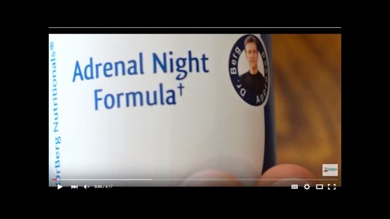 Dr. Bergs Adrenal Night Formula: and how to use