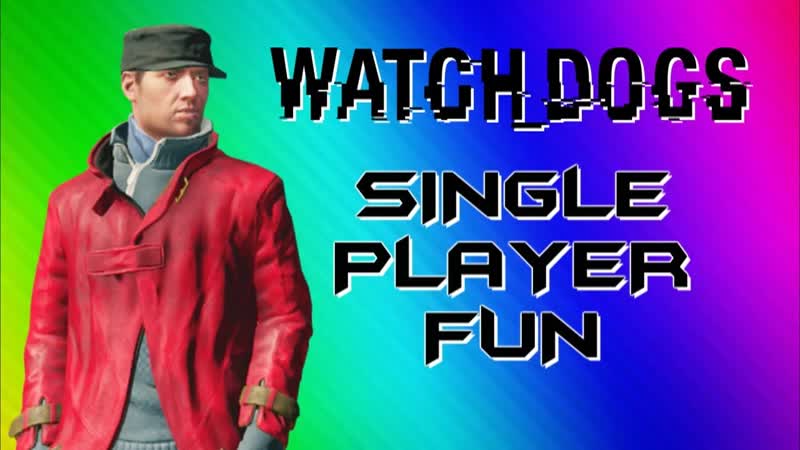 Watch Dogs Funny Moments Photobomb, Big Car Explosion, Glitchy Body ( Single Player