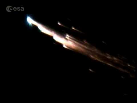 Падение космического грузовика Жюль Верн ЕКА (