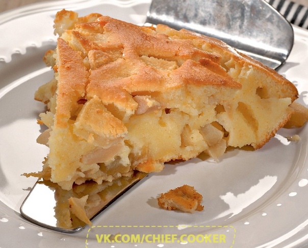 Творожная запеканка с яблоками