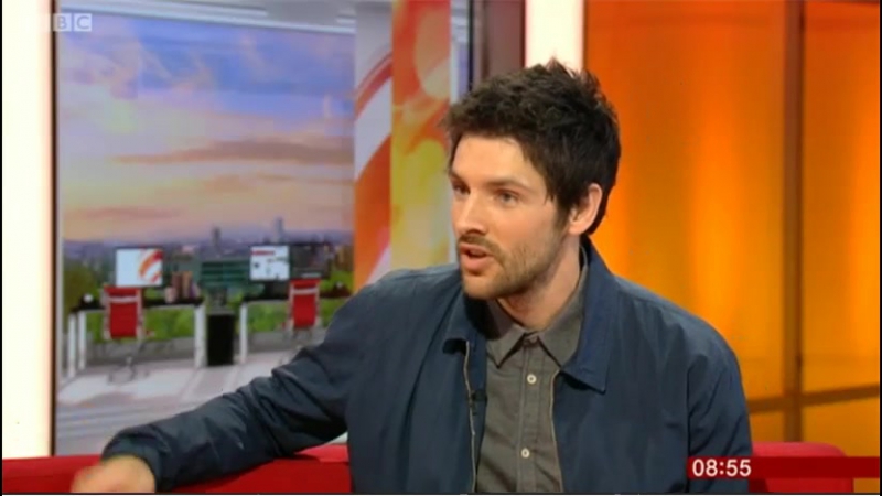 Colin Morgan on BBC Breakfast  28-06-2016