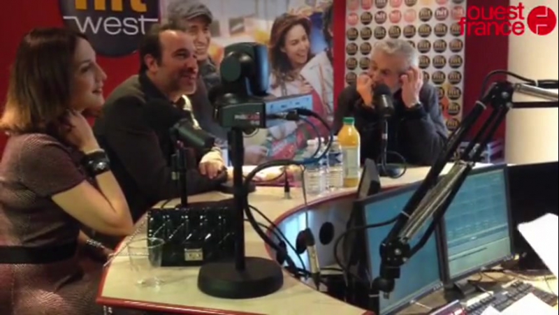 Elsa Zylberstein, Jean Dujardin et Claude Lelouch Un +