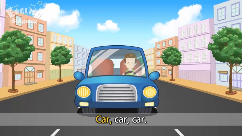 Transportation Song Vehicle Song Cars, Boats, Trains, Planes Kids English