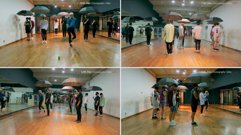 KNK Rain ( Dance Practice) (4way Cam Ver.