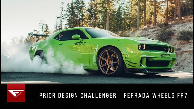 Ferrada Wheels FR7, NEW FINISH MATTE BRONZE , Dodge Challenger Prior Design