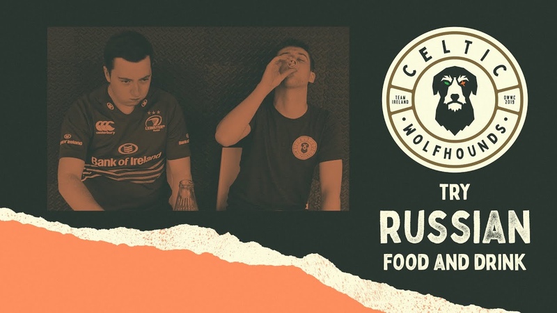 Team Ireland Tries Russian Foods and Drinks