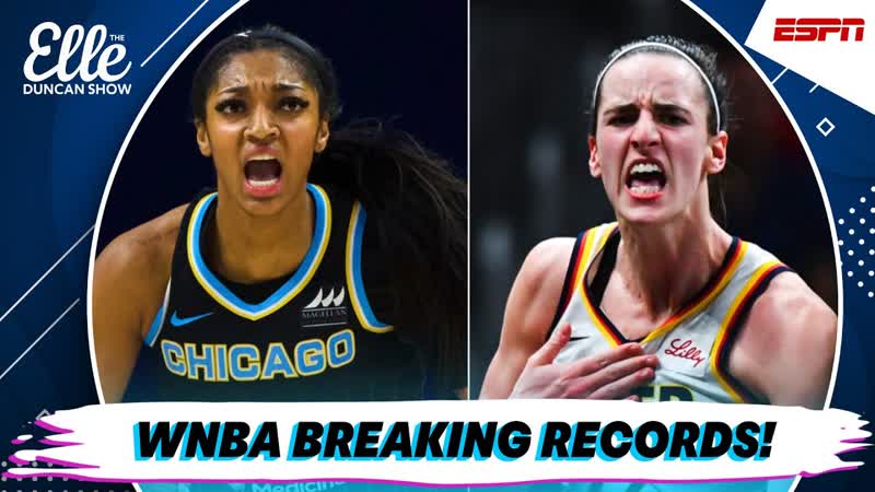 Caitlin Clark and Angel Reese cause RECORD BREAKING viewership, The Elle Duncan