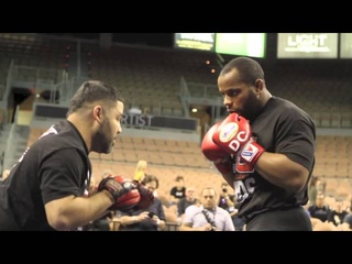 Daniel Cormier Attacks Training Partner... Well, Kind Of  (UFC 170 daniel cormier attacks training partner... well, kind of  (uf