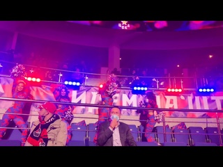 Группа поддержки ХК ЦСКА Lucky Demons на матче 2 раунда плей-офф ХК ЦСКА vs ХК Локомотив