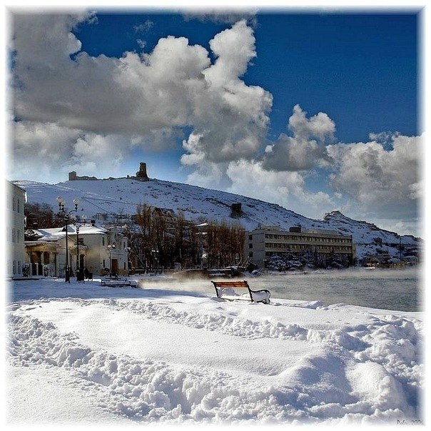 Как Севастополь пережил эти 4 дня настоящей зимы? Заснеженный Фиолент и Балаклав