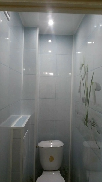 Отделка туалета пвх панелями фото Molot-Club.ru