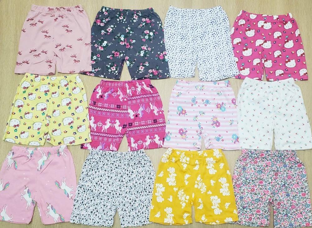 Set 5 quần short thun borip bé trai, bé gái size 2 - 6 (form cho bé 6m - 4y) lên chuyền