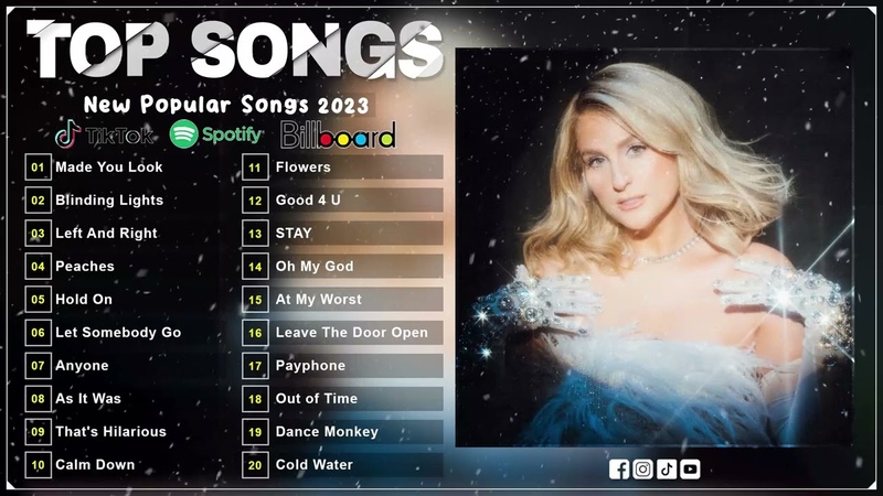 Best Pop Music Playlist 2023 Miley Cyrus, Rema, Selena Gomez, Maroon 5, Ed Sheeran, Adele, Dua
