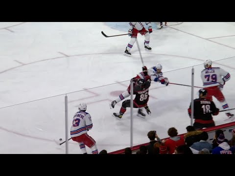 Barclay Goodrow Sends Teuvo Teravainen To The Locker