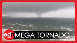 Dramatic Close-up Footage as GIANT Tornado Makes Landfall at Panama City Beach in Florida
