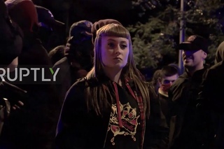 Spain: Antifa protesters met with Unionists at pro-Catalan independence demo
