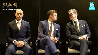 Interview Kingsman The Golden Circle Movie Talk LIVE Mark Strong, Taron Egerton, Colin Firth